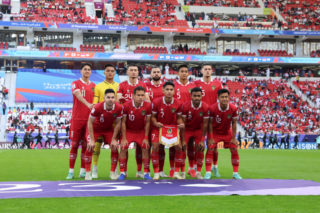 Timnas Indonesia dipastikan lolos ke babak 16 besar Piala Asia 2023. Mereka akan ketemu Austalia, Minggu (28/1/2024).FOTO-FOTO:PSSI