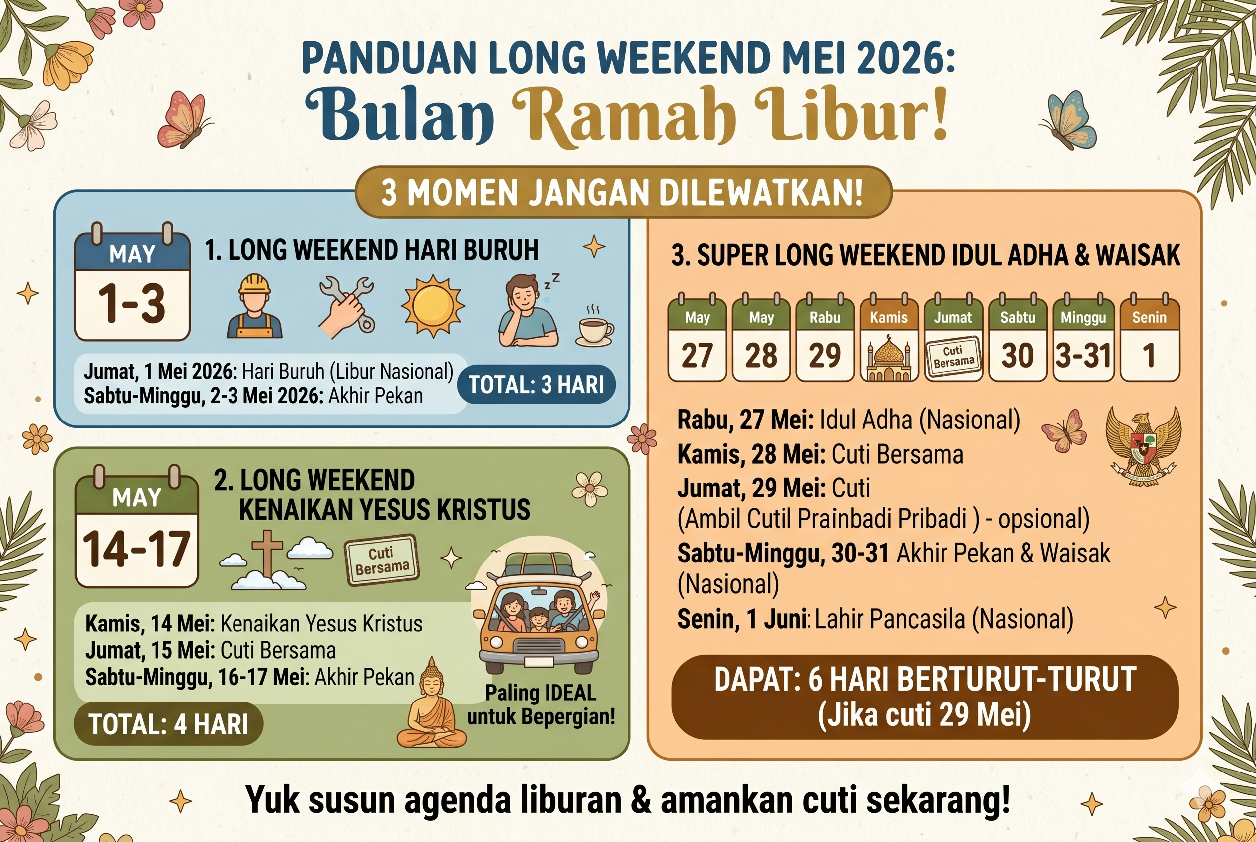 daftar libur Mei 2026 Gemini