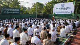 Daftar lokasi Salat Iduladha Muhammadiyah Kota Blitar ini tersebar di berbagai kecamatan, mulai Sananwetan, Kepanjenkidul, hingga Sukorejo.