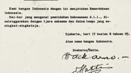 atas nama Bangsa Indonesia